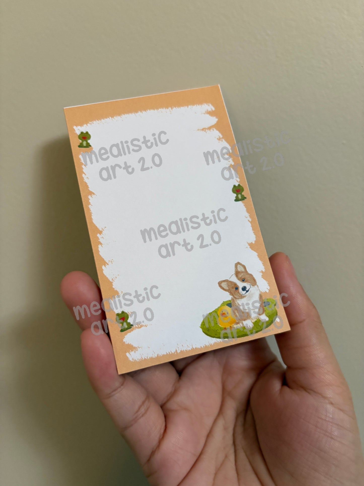 1st Notepad Collection | Dog and Duck 01