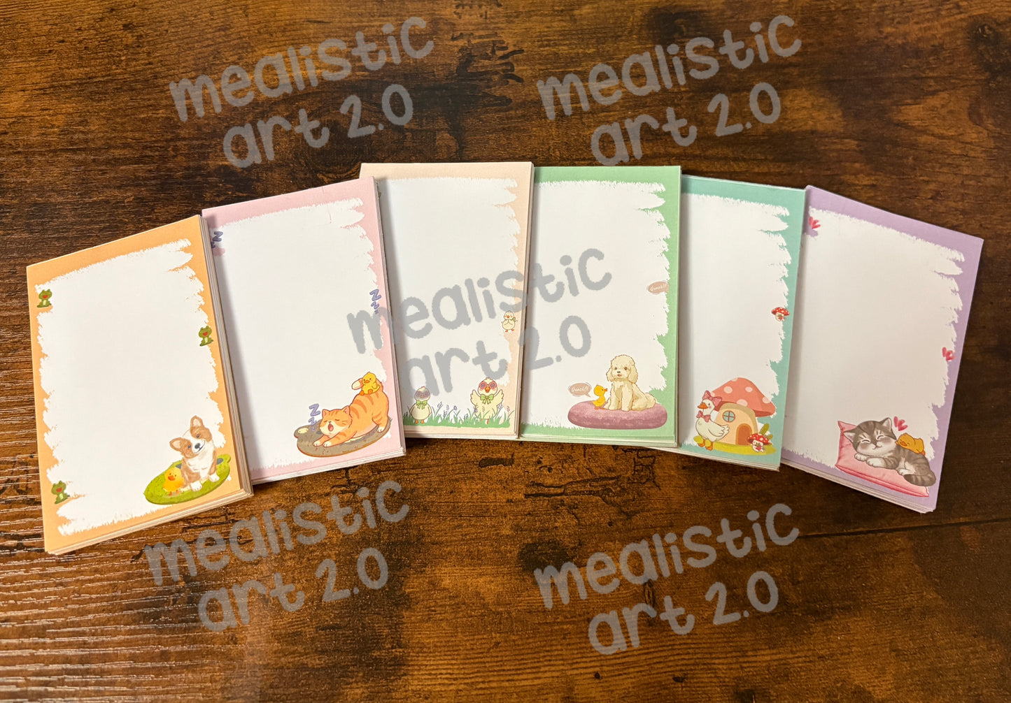 1st Notepad Collection | Dog and Duck 01