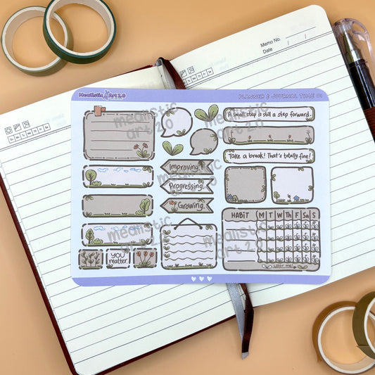 Planner & Journal Time 01 Sticker Sheet