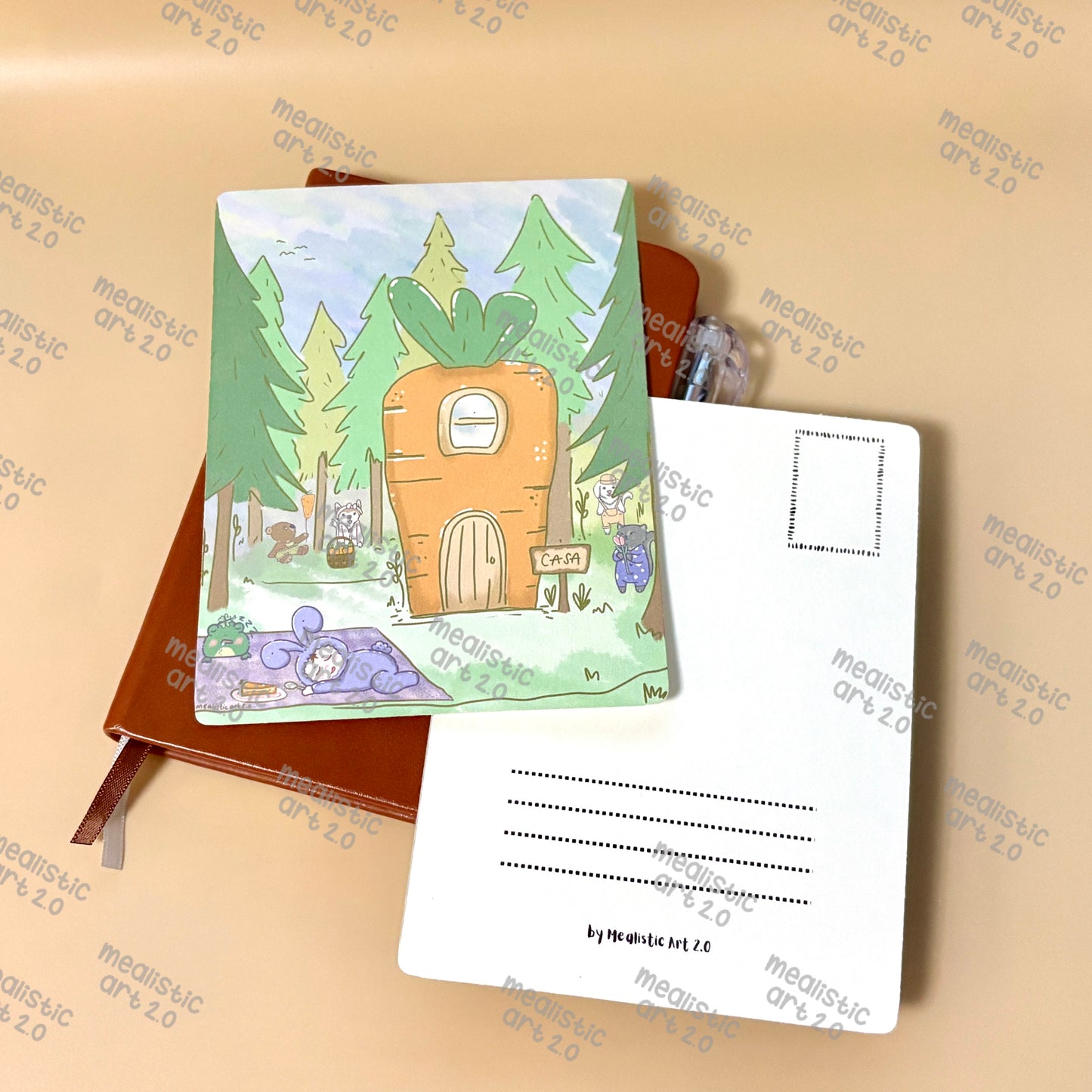 Art & Friends Dreamland Postcard